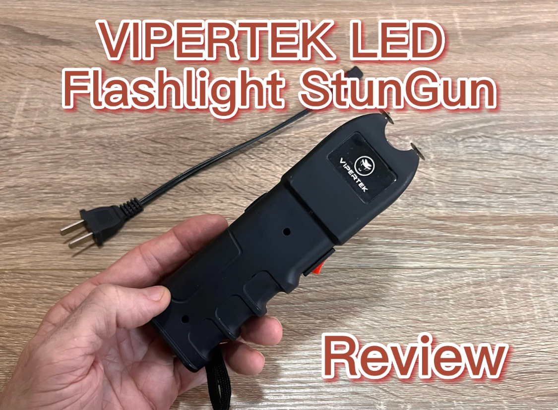 VIPERTEK ハンディライトスタンガン Watch VIPERTEK Stun Gun/LED Flashlight For Peace Of Mind, Review